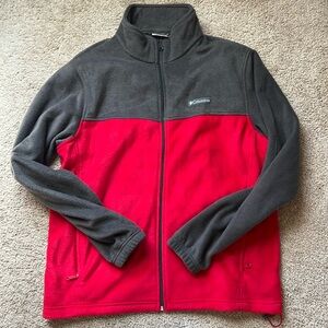 Fleece Columbia Zip-up Jacket